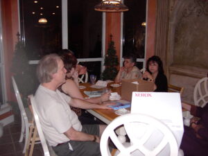 2004 Reunion Committee Meeting. At Dinorah's, I think.